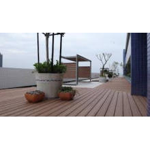 Hueco sin contaminación WPC Decking para decorativos al aire libre con CE / SGS